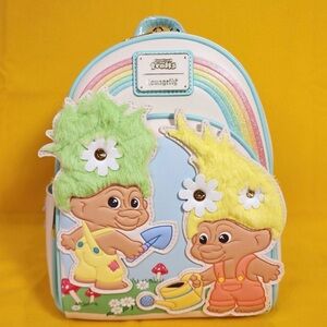 Loungefly Good Luck Trolls Rainbow
Trolls Gardening Mini Backpack
NEW